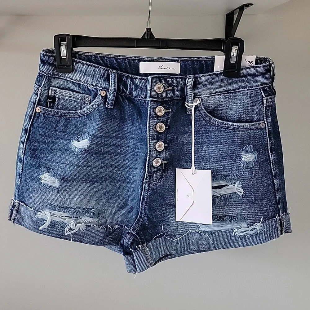 Kancan button fly shorts - Picture 1 of 7
